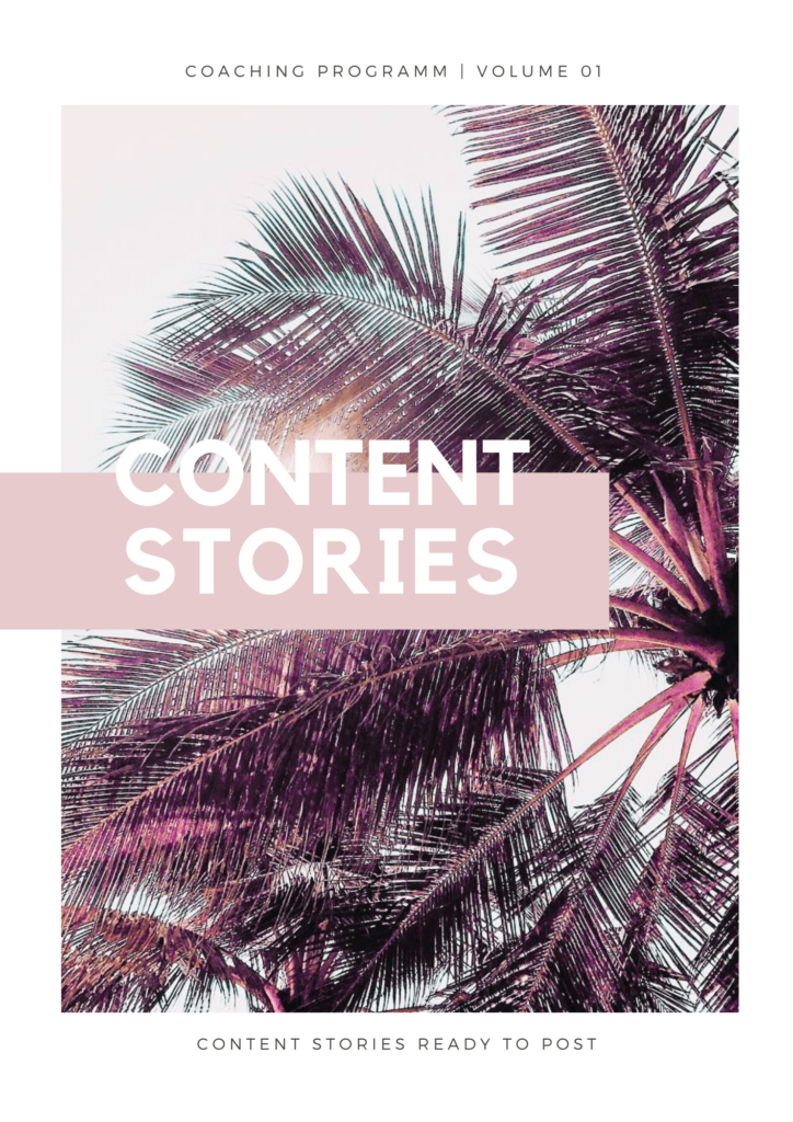 Content Stories Coaching Programm